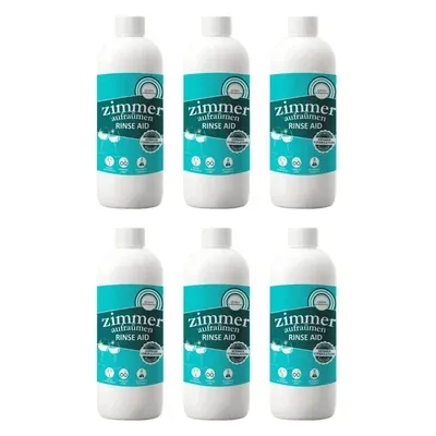 Zimmer Combo Pack of Aufraumen (500 ml x 6pcs) Rinse Aid for Dishwasher Machine (Pack of 6)