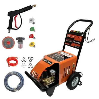 Shakti Technology 160 Bar With 3 HP Copper Winding Motor commercial High Pressure Washer (Hydro force)