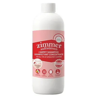 Zimmer Aufraumen 450 ml Carpet Shampoo Disinfectant Concentrate for All Type of Upholstery Cleaning