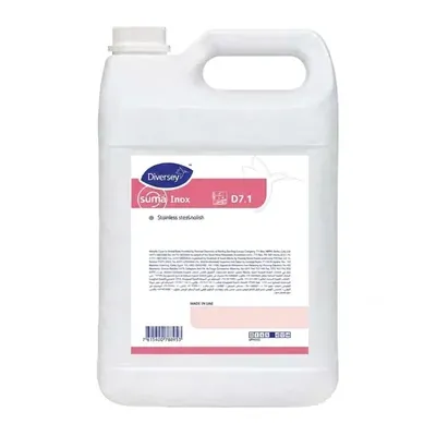 Diversey High Performance 5 L Stainless Steel Polish Mark-Free Sheen Suma Inox D7.1