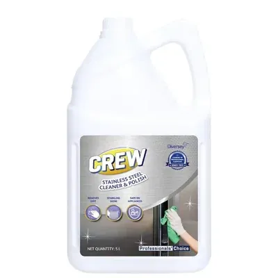 Diversey Crew 5 L Stainless Steel Polish Cleaner Protective Luster Bright Shine Railings Appliances Appliances Lift
