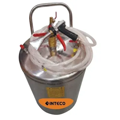 Inteco SS304 Stainless Steel 1/4 Inch Air Inlet 1-2 Bar Pressure Snow Foam Washing Tank TP FT-02