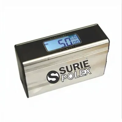 Surie polex 170 x 100 x 45 mm Gloss Meter with Bright LCD Display (60-Degree Gloss Measurement)