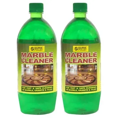 Surie polex (1 Litre x 2 Pcs) Marble Cleaner For Cleaning Marble, Granite & Tiles