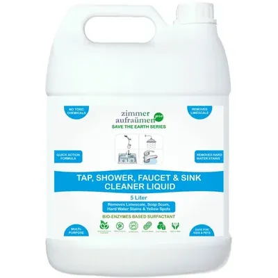 Zimmer 5 Litre Aufraumen Pro Tap, Shower, Faucet & Sink Cleaner Liquid