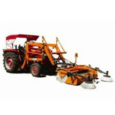 Heavy Duty Tractor Attach Road Sweeping Machine, Width 2100 mm, Width 1490 mm