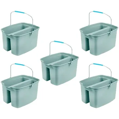 Surie polex Twin Bucket For Carrying Cleaning Items (Pack of 5 Pcs)