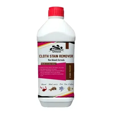 Uniwax 1 kg Cloth Stain Remover to Clean Tough Stains Like Coffee, Ketchup, Gravy Grease, Blood, Collocate Wine, Oil