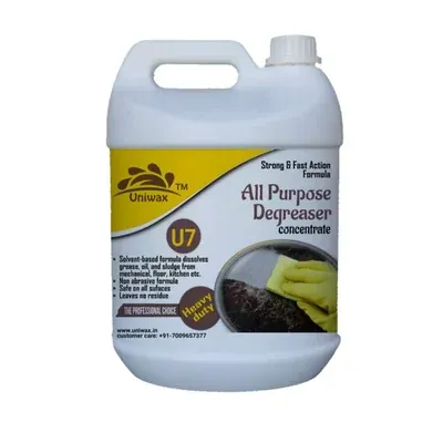 Uniwax 5 Litre U7 Degreaser All Purpose Oil Remover For Engine Cleaner, Kitchen Cleaner, Oven Cleaner