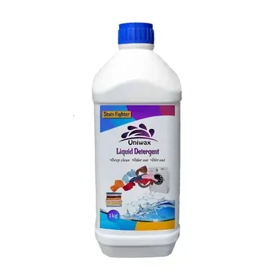 Uniwax 1 L Liquid Detergent Used to Removes Tough Stain Easily Like Oil, Chocolate, Soup, Ketchup, Tea, Coffee