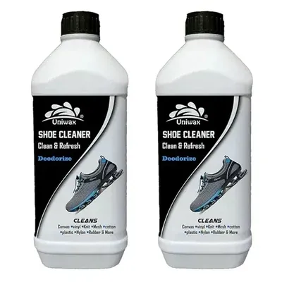 Uniwax (1 Litre x 2 Pcs) Shoe Drycleaner Liquid