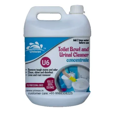 Uniwax 5 Litre Toilet Bowl and Urinal Cleaner Concentrate