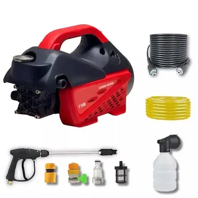 XLNT 2200 W (F168) 150 Bar High Pressure Washer with All Required Accessories, 12 LPM Flow Rate
