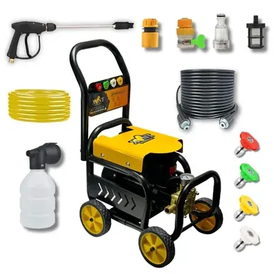 XLNT 3.5 HP 270 Bar Motor Trolley Type High Pressure Washer With Required Accessories (XTHPW0628)
