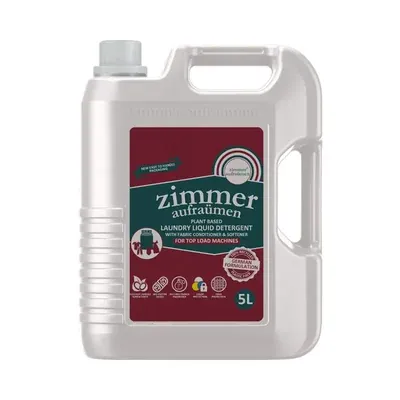 Zimmer 5 Litre Aufraumen Laundry Liquid Detergent For Top Load Machine & Bucket Manual Wash
