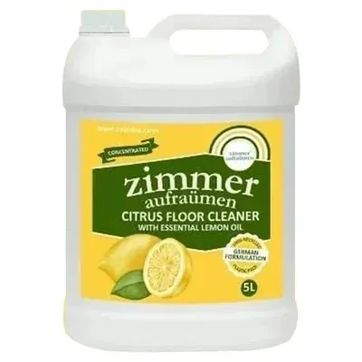 Zimmer 5 Litre Aufraumen German Formulation Citrus Fragrance Floor Cleaner Concentrate With Essential Lemon Oil