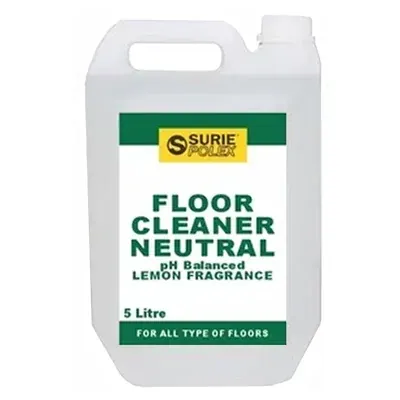 Surie polex 5 Litre Lemon Fragrance Floor Cleaner Neutral For All Type Of Floors