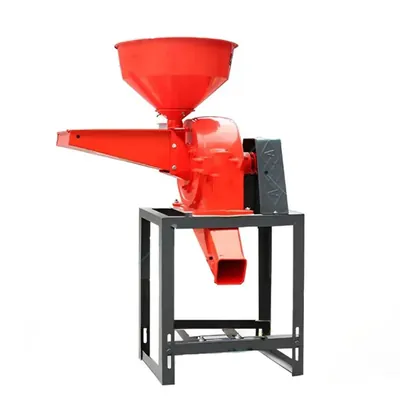 Disc Mill/Flour Mill/Pulverizer Machine/Masala Grain & Spice Grinder with 30-40 kg/Hr Capacity Without Motor