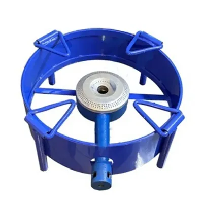 Round 12 x 12 x 8 Inch Diamond Gas Stove Mini Bottom Burner, with Mild Steel Body