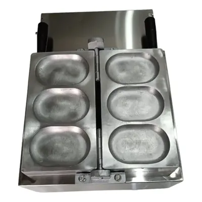 Commercial Gas Operated 3 Pcs Egg Bread/Burger Maker Machine