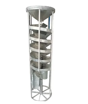 Dafe (PKV) PKV Commercial Spiral Grain Separator Machine, MS Body, Height 7 ft, Mild Steel