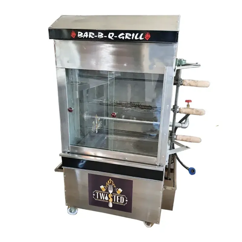 Heavy-Duty Grill Chicken Cooking Machine 12 Birds for Restaurants