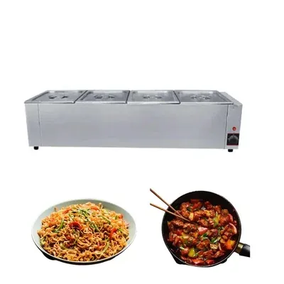 AKASA 9 L BM 409 Stainless Steel Electric Bain Marie, 1200 W