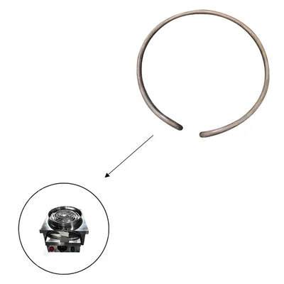 Heating Coil 12 Inch for Indian Hot Plate Double Coil 19 x 17 Inch (48.26 x 43.18 cm), SS Body