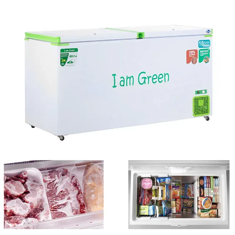 Rockwell 515 Litre GFR550DDUC, 5 Star Double Door Convertible Deep Freezer