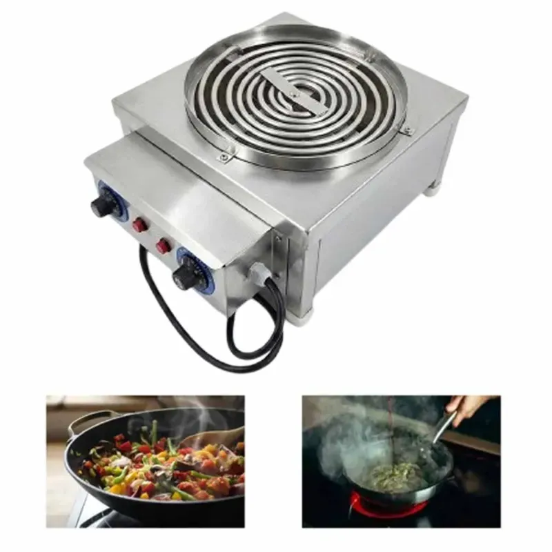 Commercial Stainless Steel 20 x 15 Inch Hot Plate with 4000 W Coil