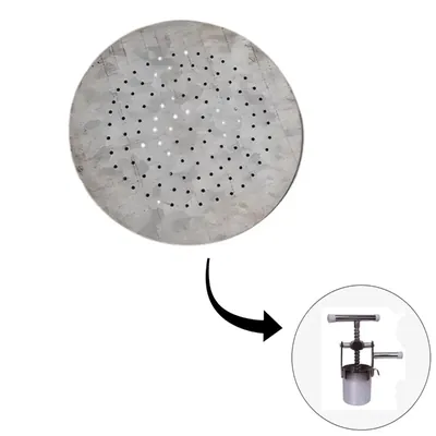 Zero Number Jali (Pack of 6) for Manual Namkeen Bhujia Machine 5 Inch (12.7 cm)