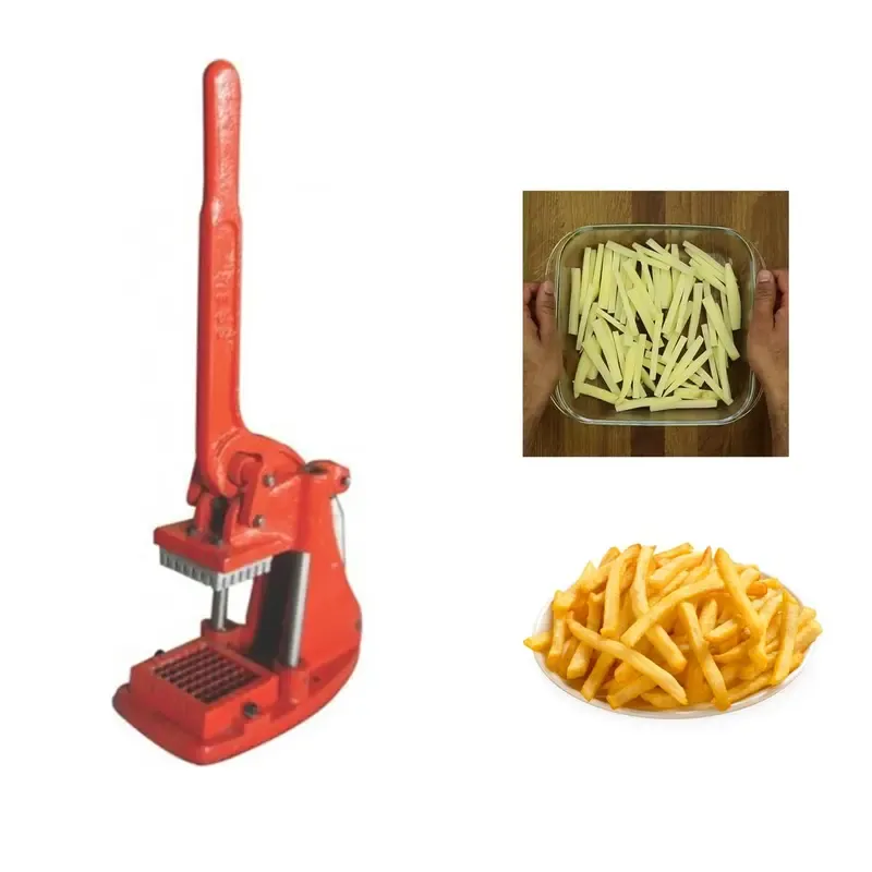 Kalsi Manual Finger Chips Cutting Machine, 58 x 14 x 30 cm, Heavy Casting