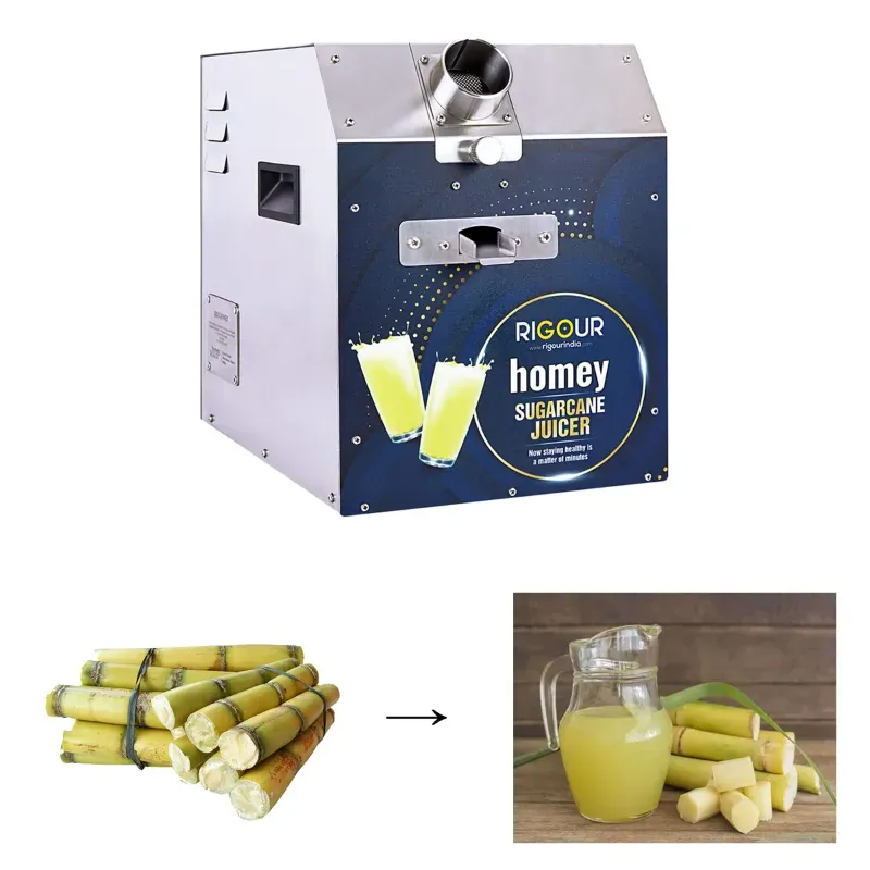 RIGOUR 0.5 HP Homey 3 Roller Sugarcane Juicer Machine