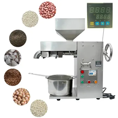 Commercial Oil Seeds Press/Expeller Machine 20-22 kg/Hr, 2000 W with Free Accessories