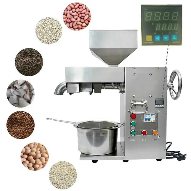 Commercial Oil Seeds Press/Expeller Machine 20-22 kg/Hr, 2000 W with Free Accessories