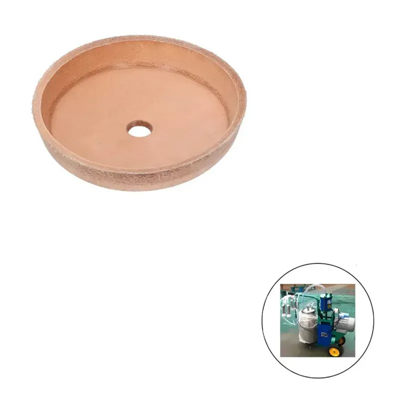 Faux Leather Plunger Pump for Single Bucket Piston Type Milking Machine, 14 x 3 cm