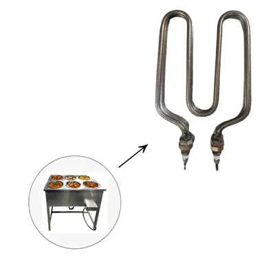13 Inch (33.02 cm) Heating Element for Heavy Duty Indian 6 Pot Electric Bain Marie
