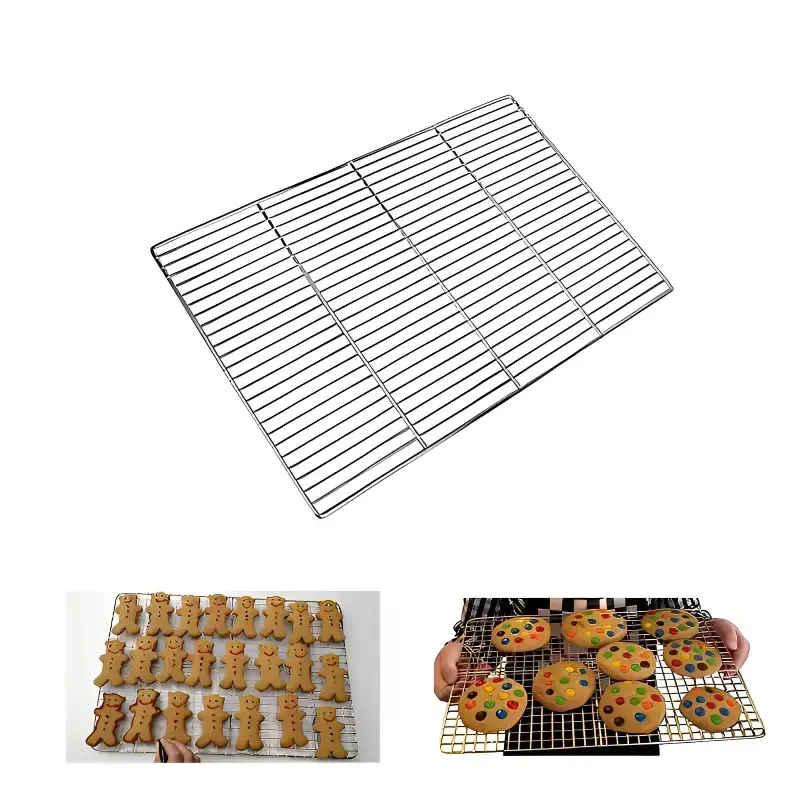 Wire Baking Grill, SS Body (Size-27 x 20 cm)
