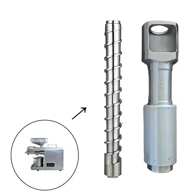 Squeeze Screw and Barrel for Oil Extraction Machine 8 kg/hr