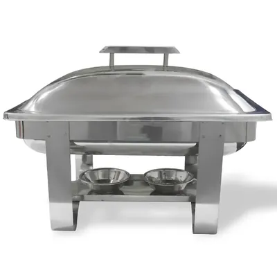 Malabar Rectangular Buffet Food Warmer, 10 Litre Capacity