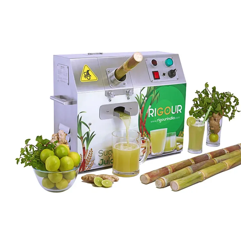 RIGOUR 0.5 HP SS 304 Roller Sugarcane Juicer Machine