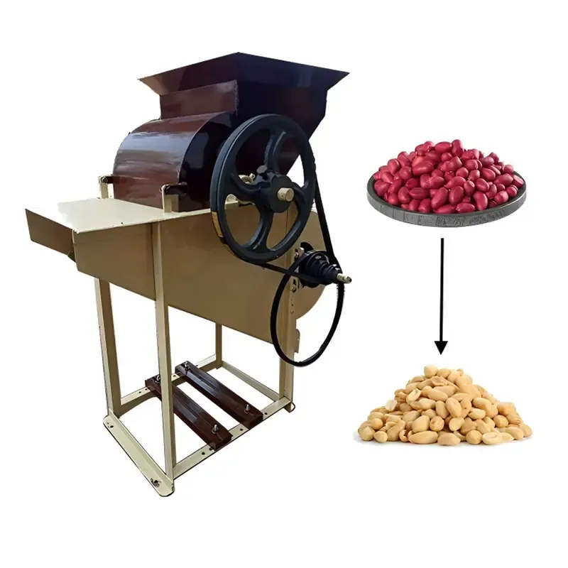 Heavy Duty Roasted Peanuts Skin Removing/Decorticator Machine with 1 HP Single Phase Motor