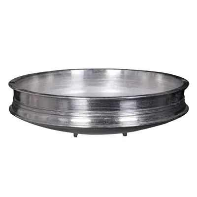 Malabar Aluminum Silver Uruli Cooking Pot, Medium Size (Size-16 Inch)