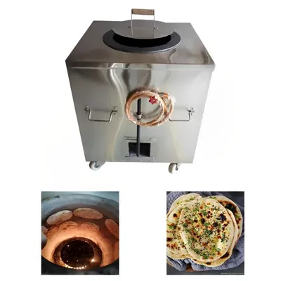 Heavy Duty Square Shape Gas Tandoor, SS Body (Size-24 x 24 x 36 Inch)