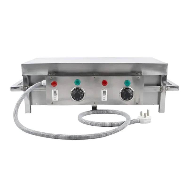 High Efficiency Tabletop 3 kW Electric 15 x 39 x 10 Inch High Efficient Dosa Bhatti For Food Carts