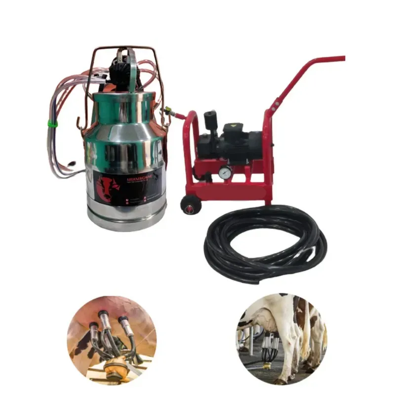 Open Door Trolley Type Single Bucket (20 L) Milking Machine With 150 LPM Pump, 0.5 HP Motor & 1 Year Warranty