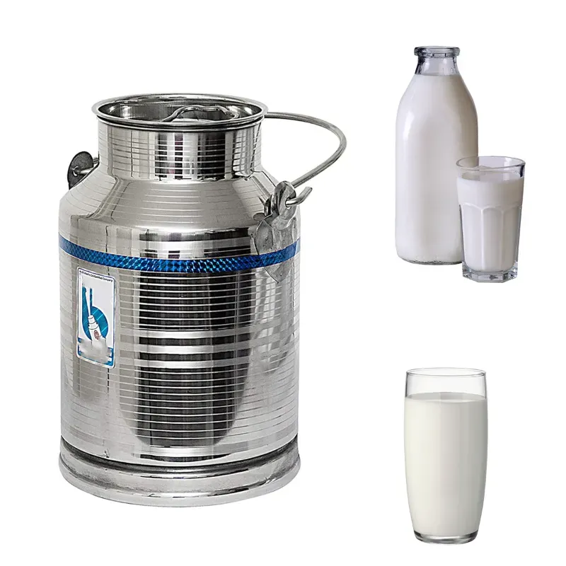 High-Quality Stainless Steel Milk Containers (Capacity-5 Litre)