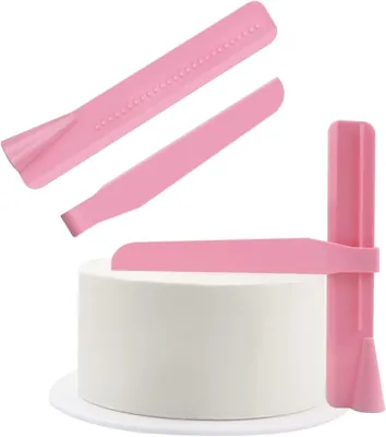 RINKLE TRENDZ Plastic Adjustable Cake Scraper, Cake Edge Smoothing Tools