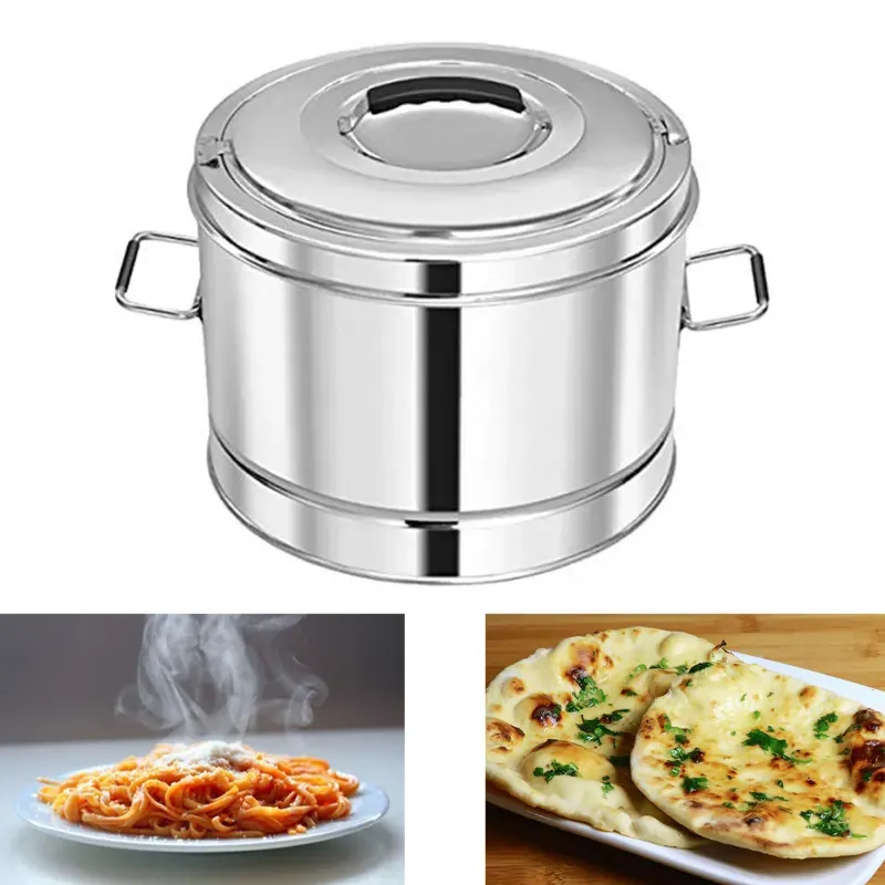 SINTAGE 7.5 Litre Stainless Steel Puff Insulated Air Tight Hot Pot with Lid