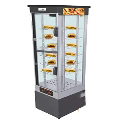 AKASA FW 1204 CON SS Food Warmer 6 SS Wire Grill, 1200 W